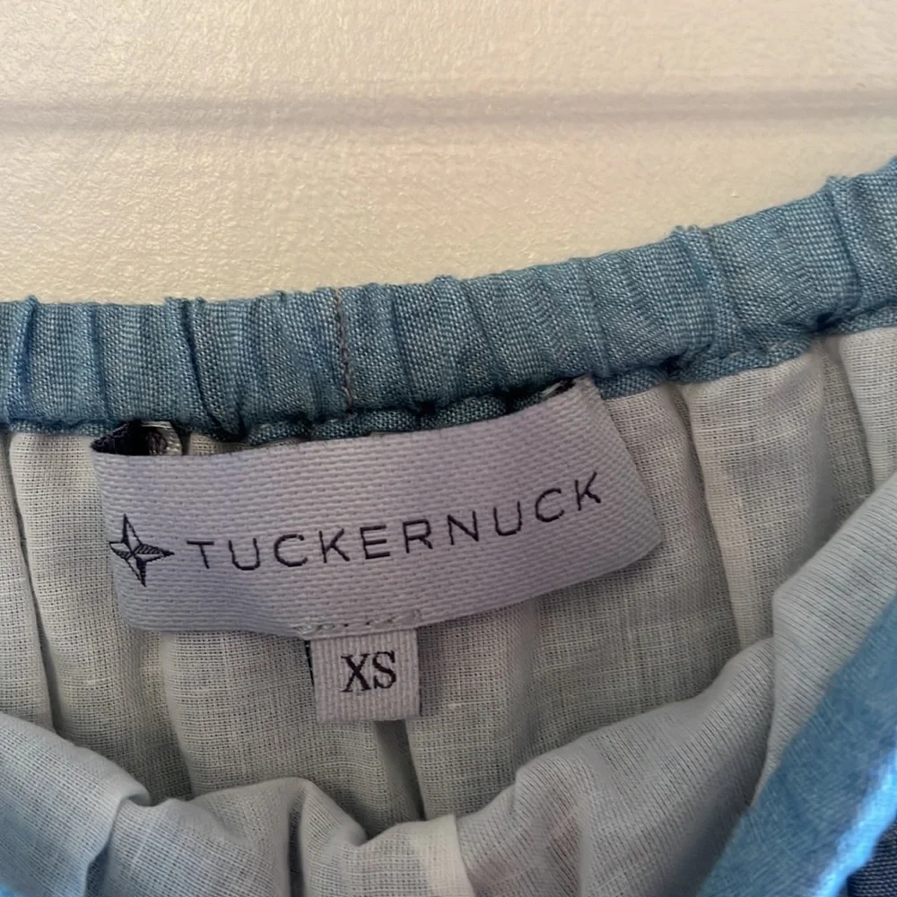 NWOT  Tuckernuck XS chambray mini skirt - Picture 6 of 7